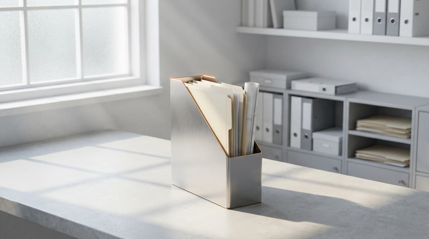 Healthcare administration showing organized medical scheduling and compliance documentation